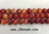 CAA1916 15.5 inches 16mm round banded agate gemstone beads