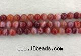 CAA1924 15.5 inches 12mm round banded agate gemstone beads