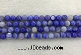 CAA1943 15.5 inches 10mm round banded agate gemstone beads