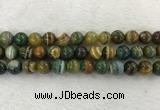 CAA1965 15.5 inches 14mm round banded agate gemstone beads