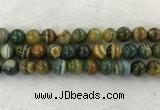 CAA1966 15.5 inches 16mm round banded agate gemstone beads