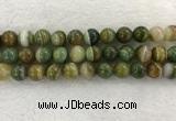 CAA1976 15.5 inches 16mm round banded agate gemstone beads