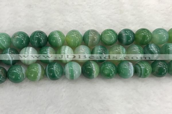 CAA2006 15.5 inches 16mm round banded agate gemstone beads