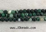 CAA2014 15.5 inches 12mm round banded agate gemstone beads