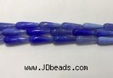 CAA2077 15.5 inches 10*30mm teardrop agate beads wholesale