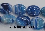 CAA208 15.5 inches 20mm flat round madagascar agate beads