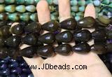 CAA2161 15.5 inches 15*20mm faceted teardrop agate beads