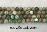 CAA2305 15.5 inches 14mm round banded agate gemstone beads