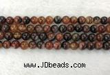 CAA2321 15.5 inches 10mm round banded agate gemstone beads