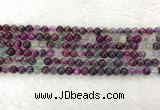 CAA2329 15.5 inches 4mm round banded agate gemstone beads