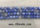 CAA2334 15.5 inches 10mm round banded agate gemstone beads