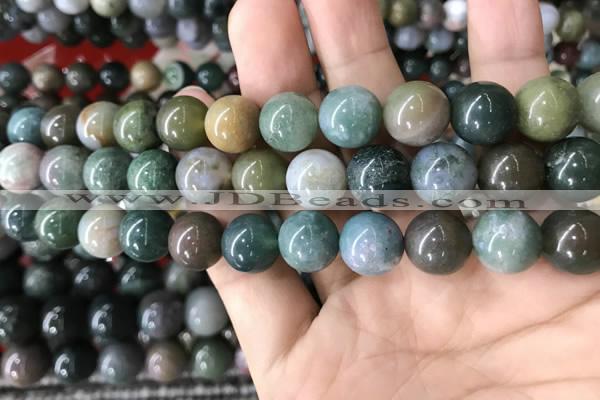 CAA2367 15.5 inches 12mm round Indian agate beads wholesale