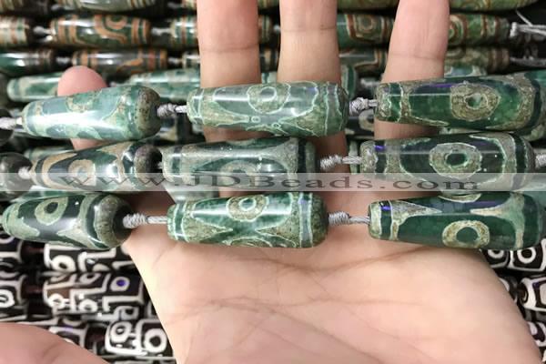 CAA2700 15.5 inches 14*38mm - 16*43mm teardrop tibetan agate dzi beads