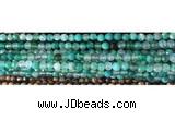 CAA2888 15 inches 6mm faceted round fire crackle agate beads wholesale