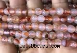 CAA3302 15 inches 6mm faceted round agate beads wholesale