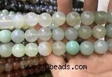 CAA3433 15 inches 14mm faceted round agate beads wholesale