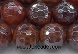 CAA3512 15.5 inches 12mm faceted round AB-color fire agate beads