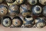 CAA3848 15 inches 6mm round tibetan agate beads wholesale