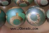 CAA3908 15 inches 10mm round tibetan agate beads wholesale