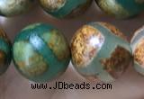 CAA3915 15 inches 10mm round tibetan agate beads wholesale