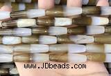 CAA3940 15.5 inches 8*34mm rice Madagascar agate beads wholesale