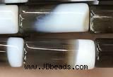 CAA3944 15.5 inches 8*20mm tube Madagascar agate beads wholesale