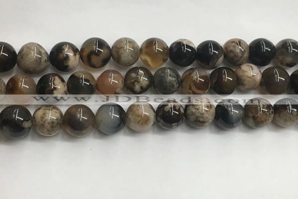 CAA3972 15.5 inches 10mm round sakura agate gemstone beads