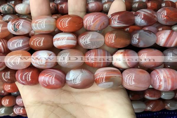 CAA4571 15.5 inches 13*16mm - 15*20mm rice south red agate beads