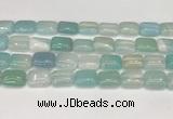 CAA4801 15.5 inches 12*16mm rectangle banded agate beads wholesale