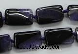 CAA483 15.5 inches 12*20mm rectangle agate druzy geode beads