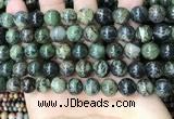 CAA4967 15.5 inches 10mm round green dendritic agate beads