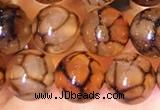 CAA5056 15.5 inches 8mm round dragon veins agate beads wholesale