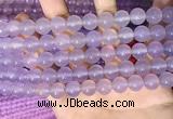 CAA5083 15.5 inches 10mm round purple agate beads wholesale