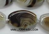 CAA532 15.5 inches 24*34mm flat drum madagascar agate beads