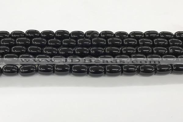 CAA5356 15.5 inches 10*14mm drum agate gemstone beads