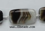 CAA536 15.5 inches 20*35mm rectangle madagascar agate beads