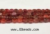 CAA5374 15.5 inches 10*12mm - 11*16mm faceted nuggets agate beads