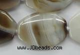 CAA538 15.5 inches 25*35mm octagonal madagascar agate beads