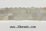 CAA5380 15.5 inches 10*12mm - 11*16mm faceted nuggets agate beads