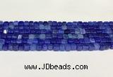 CAA5384 15.5 inches 6*7mm - 8*8mm nuggets agate gemstone beads