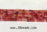 CAA5387 15.5 inches 6*7mm - 8*8mm nuggets agate gemstone beads