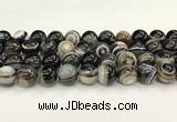 CAA5427 15.5 inches 14mm round agate gemstone beads