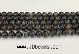 CAA5430 15.5 inches 12mm round agate gemstone beads