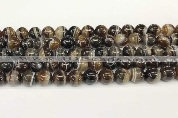 CAA5433 15.5 inches 12mm round agate gemstone beads