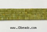 CAA5438 15.5 inches 6*8mm faceted rondelle agate gemstone beads