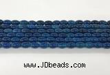 CAA5447 15.5 inches 8*12mm rice agate gemstone beads