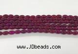 CAA5453 15.5 inches 8*12mm rice agate gemstone beads