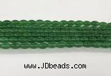 CAA5454 15.5 inches 8*12mm rice agate gemstone beads