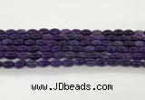 CAA5455 15.5 inches 8*12mm rice agate gemstone beads