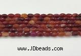 CAA5458 15.5 inches 8*12mm faceted rice agate beads